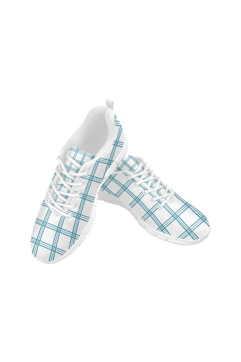 Tattersall White Women's Breathable Running Shoes - Objet D'Art