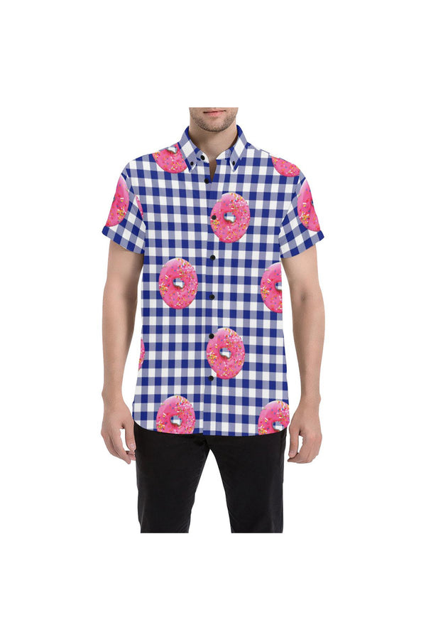 I Brought Donuts Men's All Over Print Short Sleeve Shirt/Large Size - Objet D'Art Online Retail Store