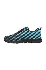 Stripes Women's Breathable Running Shoes (Model 055) - Objet D'Art