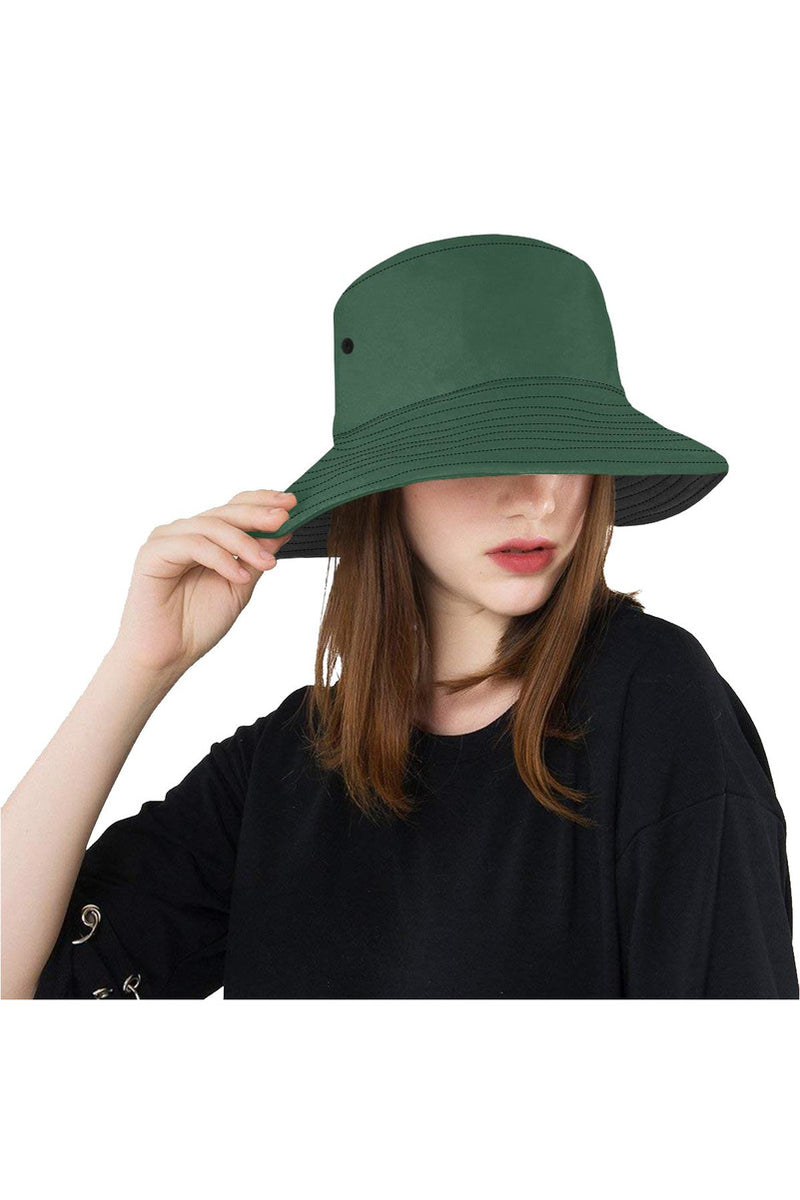 Eden Green All Over Print Bucket Hat - Objet D'Art