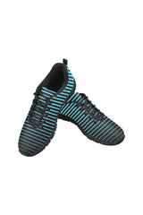 Stripes Women's Breathable Running Shoes (Model 055) - Objet D'Art