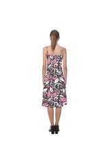 Pink and White Gray 2 Alcestis Slip Dress (Model D05) - Objet D'Art