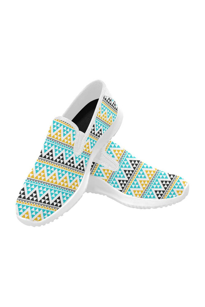 d17 delta top back Orion Slip-on Women's Canvas Sneakers (Model 042) - Objet D'Art
