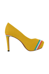 Classy Color Stripes Women's High Heels - Objet D'Art Online Retail Store
