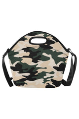 camo lunch bag Neoprene Lunch Bag/Large (Model 1669) - Objet D'Art