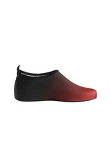 Fade Red to Black Women's Slip-On Water Shoes - Objet D'Art Online Retail Store