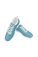 Tattersall Blue Women's Breathable Running Shoes - Objet D'Art