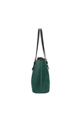 Green Leather Tote Bag/Small - Objet D'Art