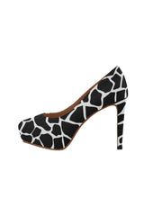 giraffe heel Women's High Heels (Model 044) - Objet D'Art