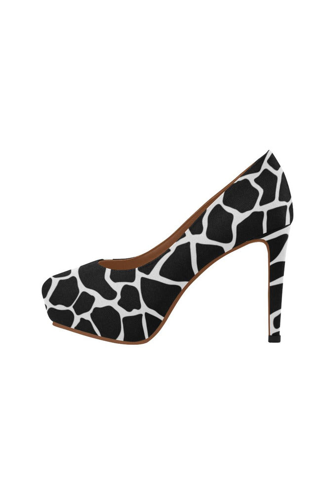 giraffe heel Women's High Heels (Model 044) - Objet D'Art