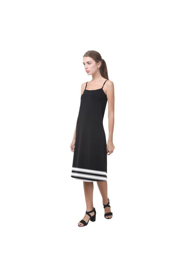 Striped Hem Alcestis Slip Dress (Model D05) - Objet D'Art