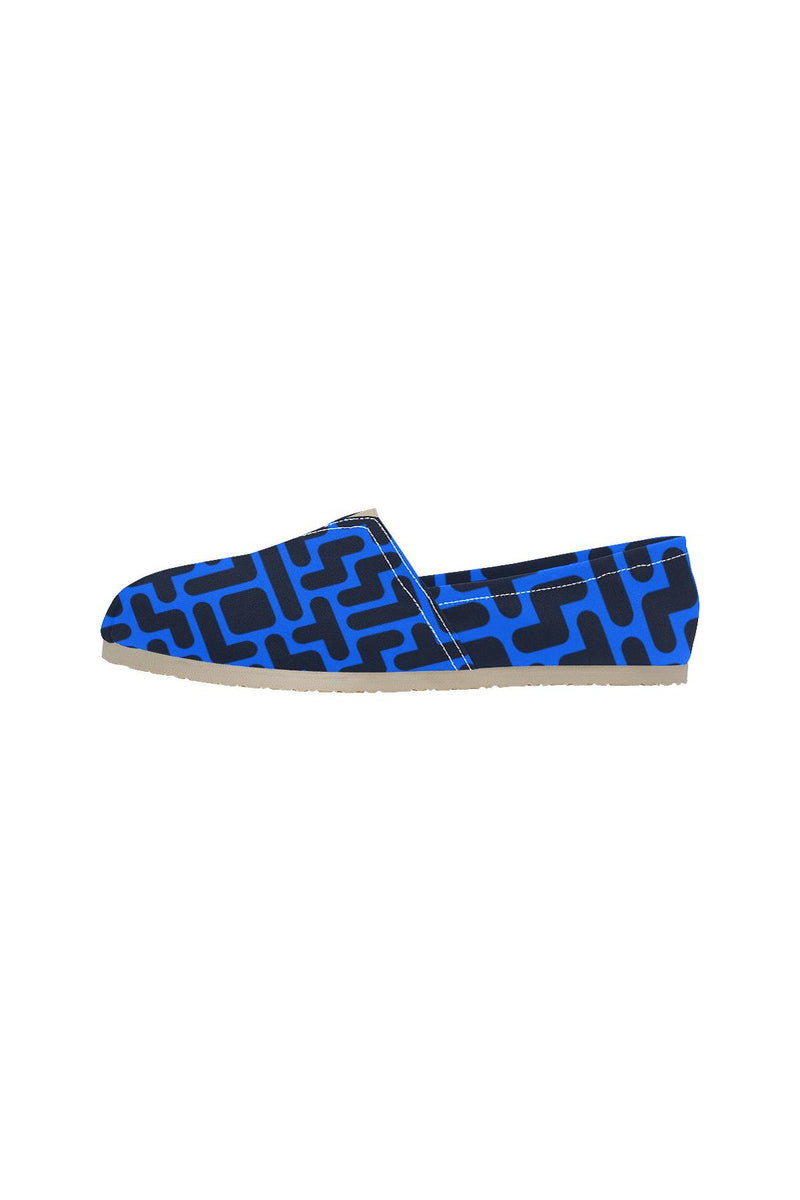 TET FR Unisex Classic Canvas Slip-On (Model 1206) - Objet D'Art