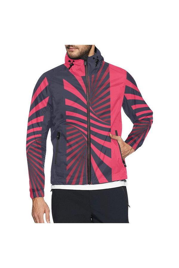 TriIllusion All Over Print Windbreaker for Men (Model H23) - Objet D'Art