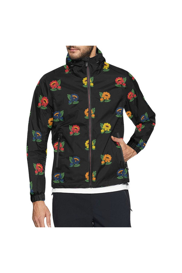 Floral Unisex Windbreaker - Objet D'Art