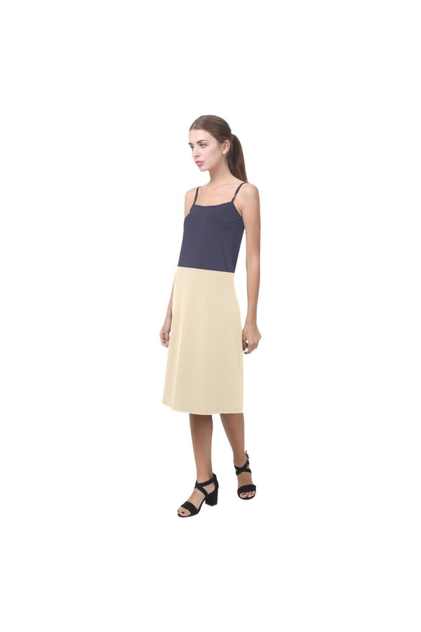 Blue Beige Alcestis Slip Dress (Model D05) - Objet D'Art