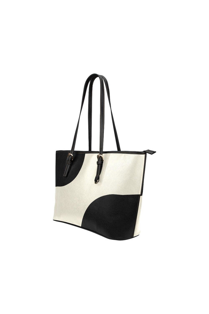 Curve Leather Tote Bag/Small - Objet D'Art