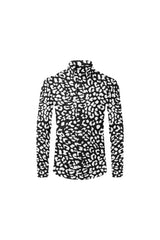 Leopard Print Men's All Over Print Casual Dress Shirt - Objet D'Art