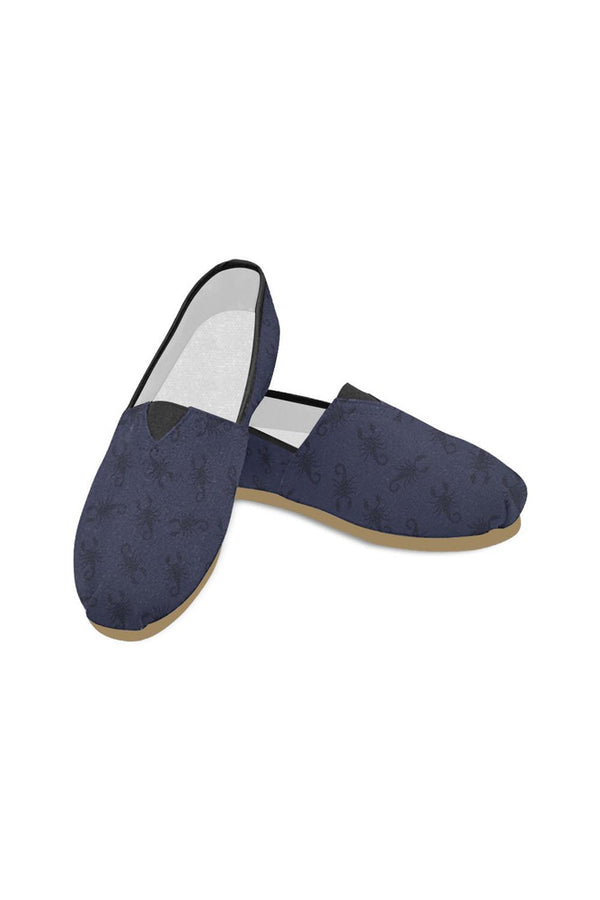 Midnight Scorpion Unisex Casual Shoes - Objet D'Art