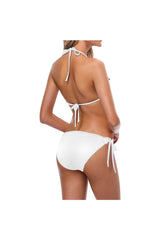 bw stripes 2 Custom Bikini Swimsuit (Model S01) - Objet D'Art