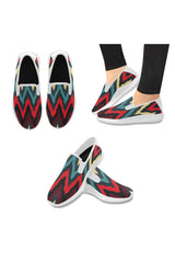 wave 3 Orion Slip-on Women's Canvas Sneakers (Model 042) - Objet D'Art