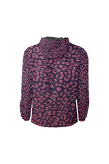 Berry Leopard Print All Over Print Windbreaker for Men - Objet D'Art Online Retail Store