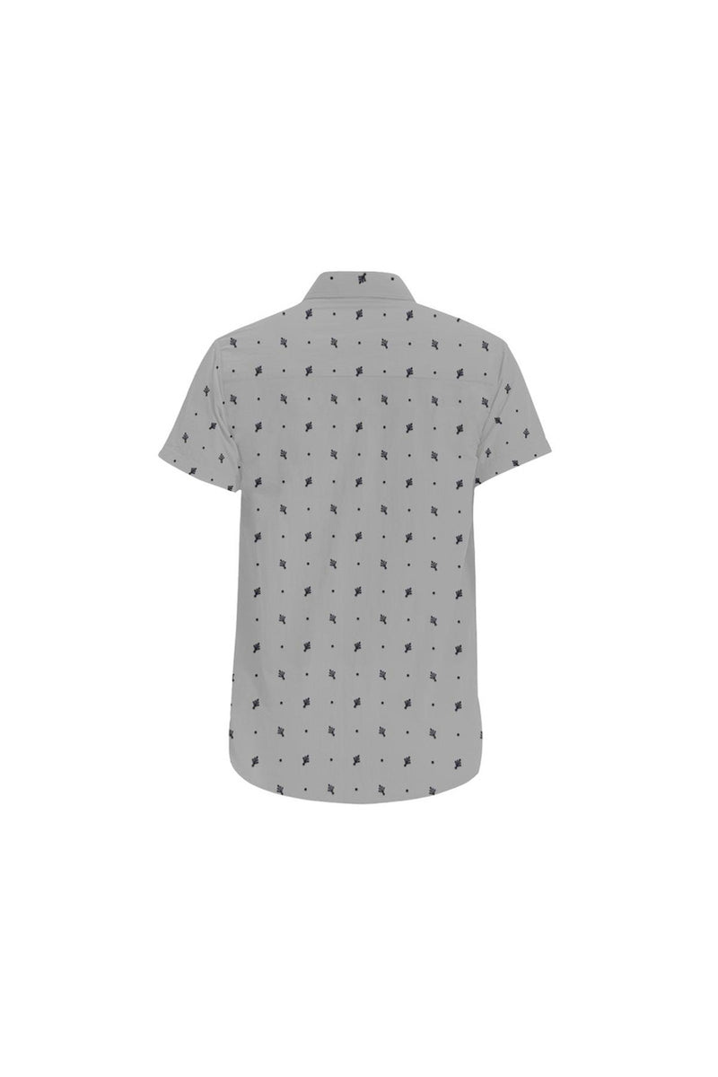 GrayLeaf Men's All Over Print Short Sleeve Shirt - Objet D'Art Online Retail Store