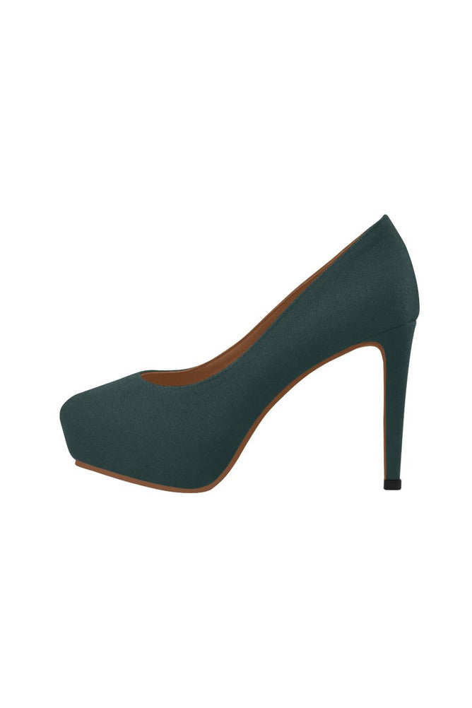 Woodland Green Women's High Heels - Objet D'Art