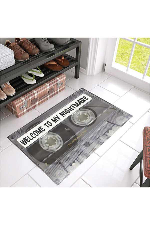 Welcome to my Nightmare Azalea Doormat 30" x 18" - Objet D'Art