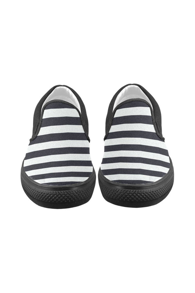 Bold Stripe Men's Slip-on Canvas Shoes - Objet D'Art Online Retail Store