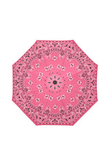 Pink Scarf umbrella Auto-Foldable Umbrella - Objet D'Art