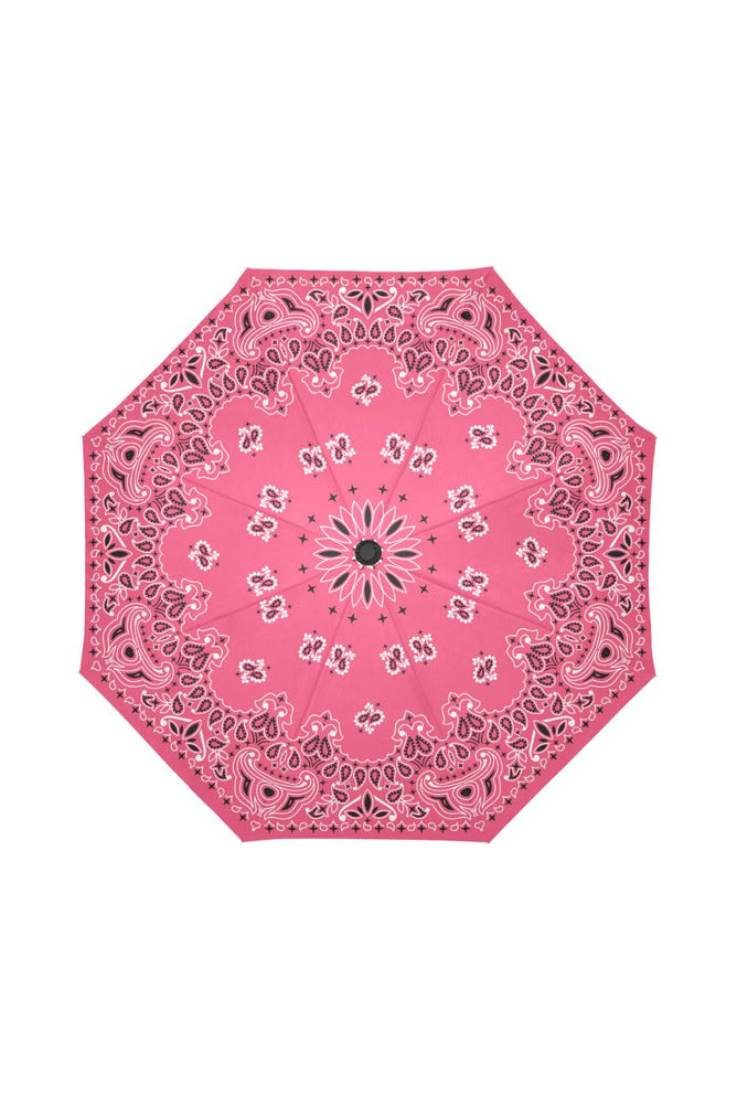 Pink Scarf umbrella Auto-Foldable Umbrella - Objet D'Art