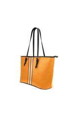 Orange Marmalade Purse Leather Tote Bag/Small - Objet D'Art