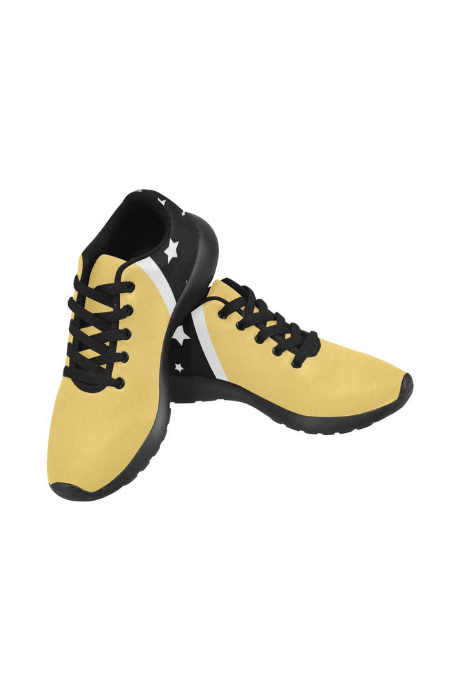 Gold Star Women’s Running Shoes (Model 020) - Objet D'Art