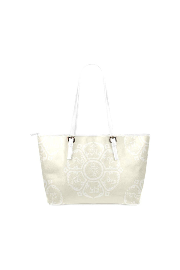 Sanskrit Leather Tote Bag/Small - Objet D'Art