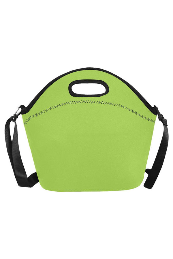 Lime Green Neoprene Lunch Bag/Large (Model 1669) - Objet D'Art