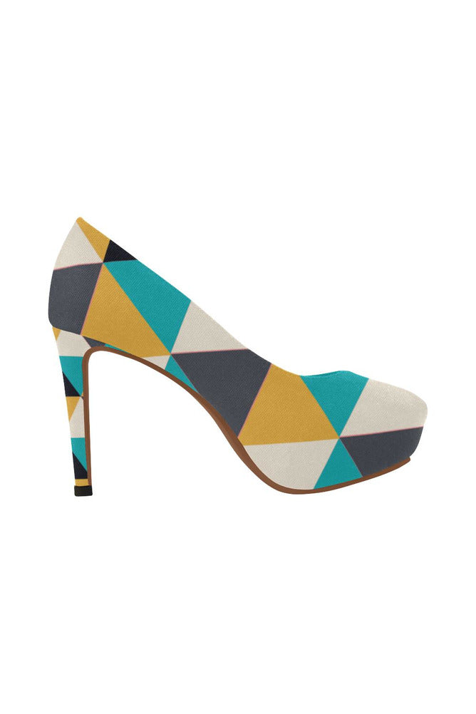 HEXAGONGOLD Women's High Heels (Model 044) - Objet D'Art Online Retail Store