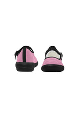 Pink Mila Satin Women's Mary Jane Shoes - Objet D'Art