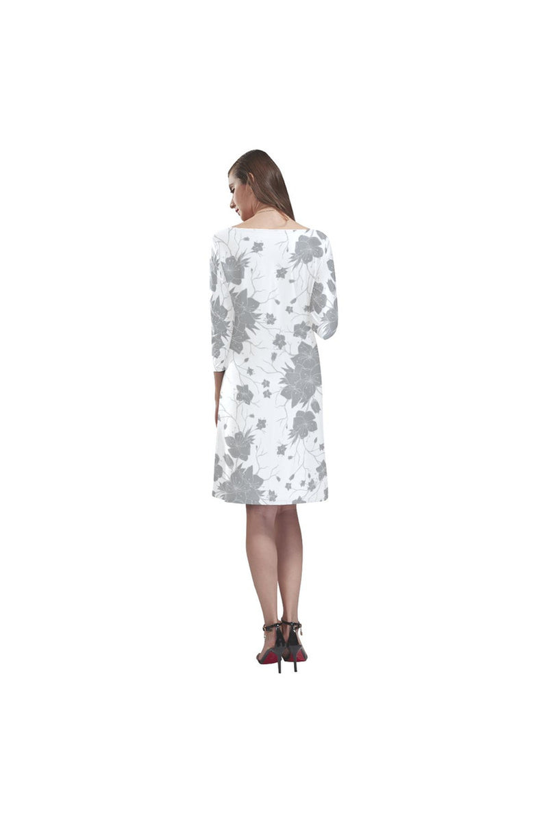 silv 2 Rhea Loose Round Neck Dress(Model D22) - Objet D'Art