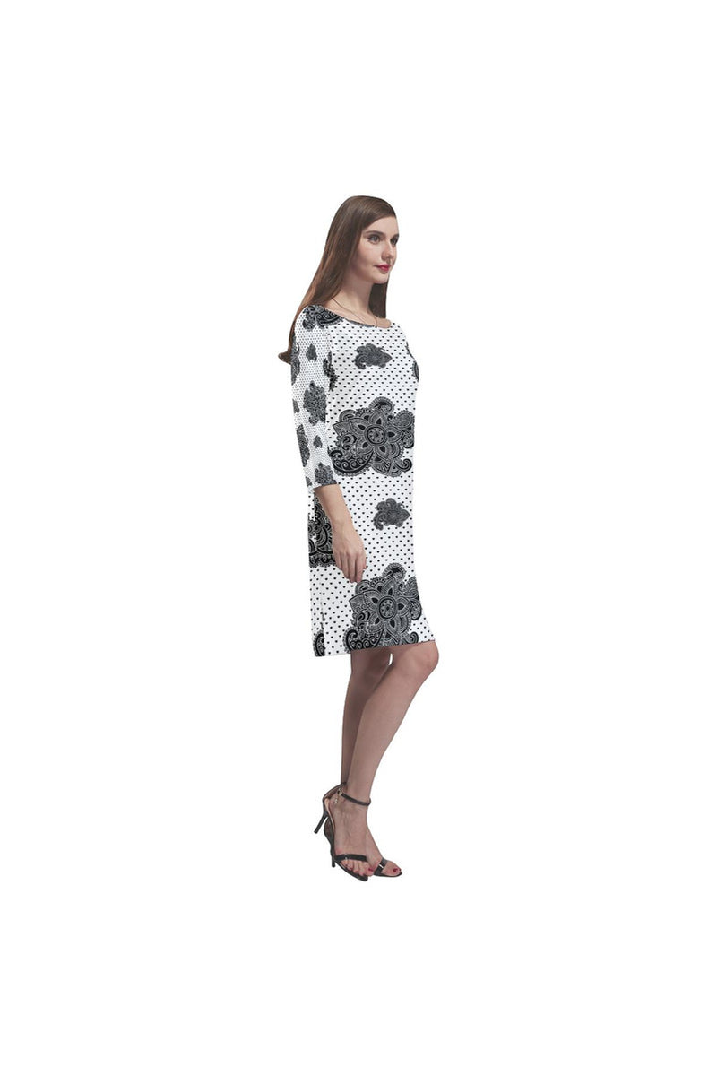 Paisley Hearts Rhea Loose Round Neck Dress - Objet D'Art Online Retail Store