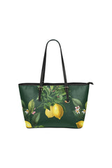 Green Leather Tote Bag/Small - Objet D'Art