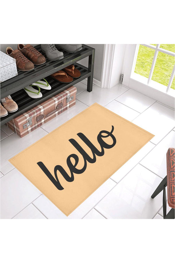 Hello Azalea Doormat 30" x 18" - Objet D'Art