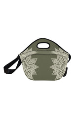 Sage Mandala Neoprene Lunch Bag/Large (Model 1669) - Objet D'Art