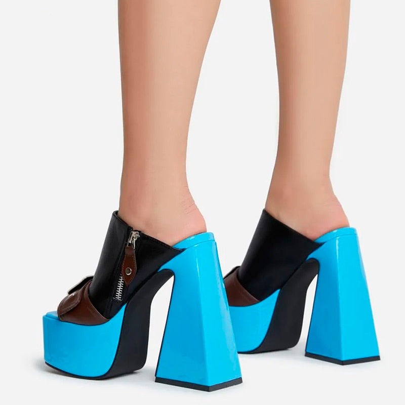 Stylish Platform Heels Shoes - Objet D'Art