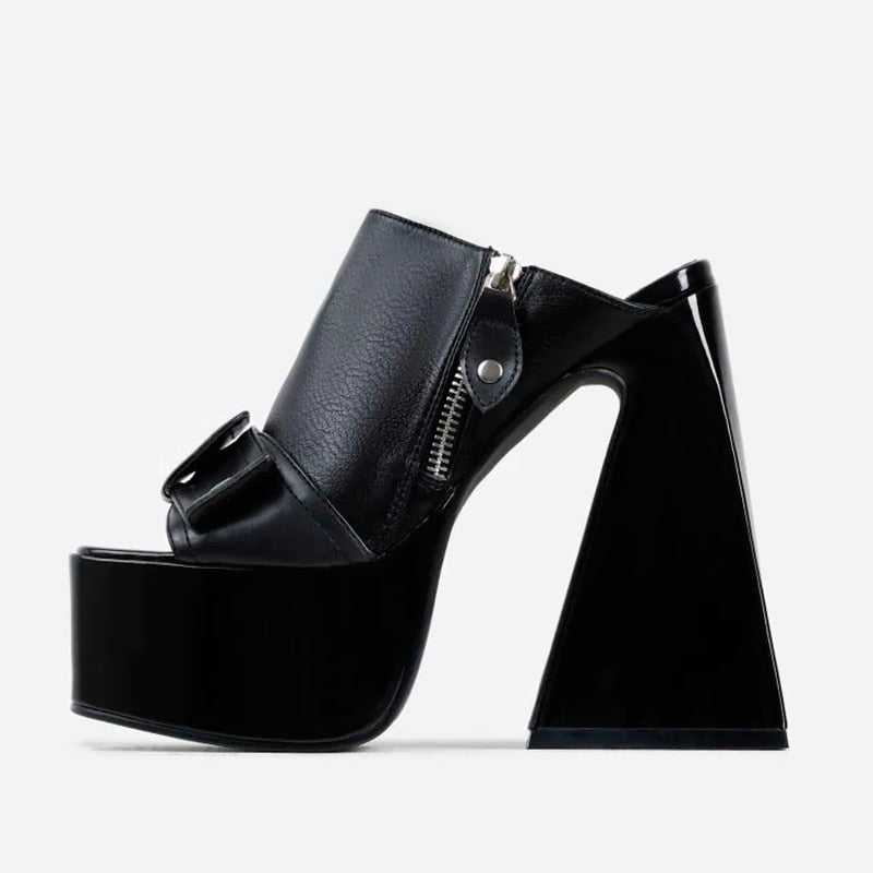 Stylish Platform Heels Shoes - Objet D'Art