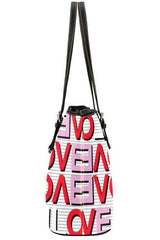 LOVE LOVE TOTE Leather Tote Bag/Small (Model 1651) - Objet D'Art