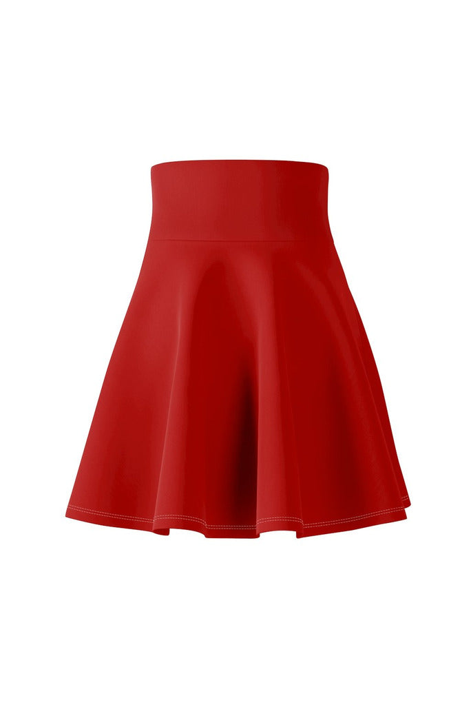 Pan African Red Women's Skater Skirt - Objet D'Art