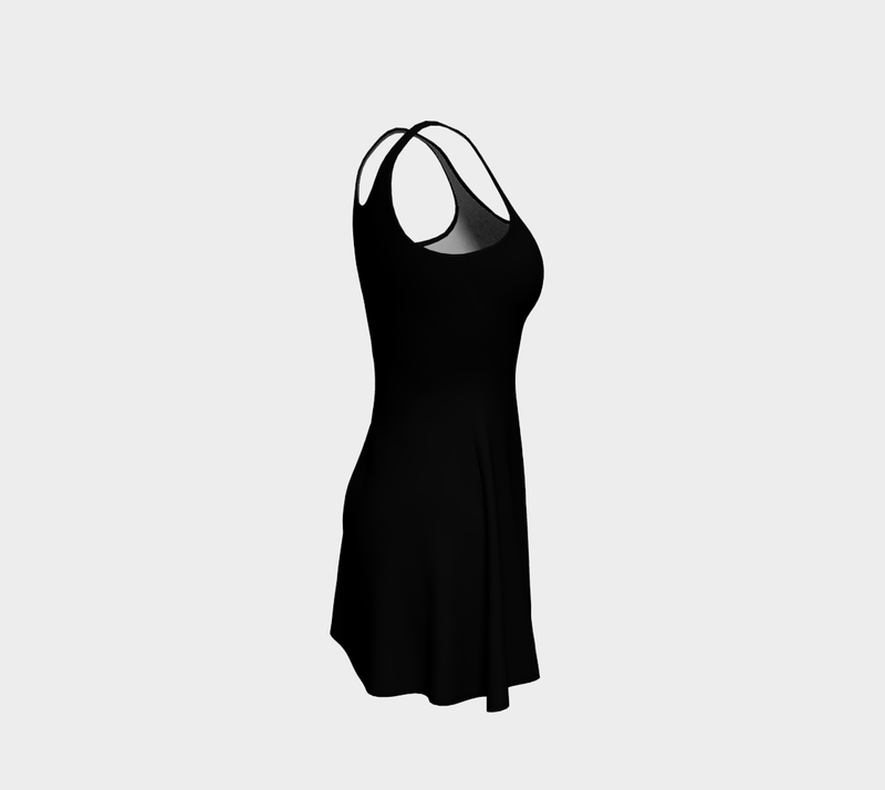 Black Flare Dress - Objet D'Art