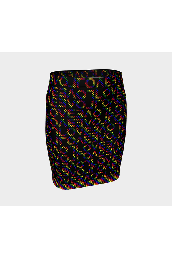 Love Love Fitted Skirt - Objet D'Art