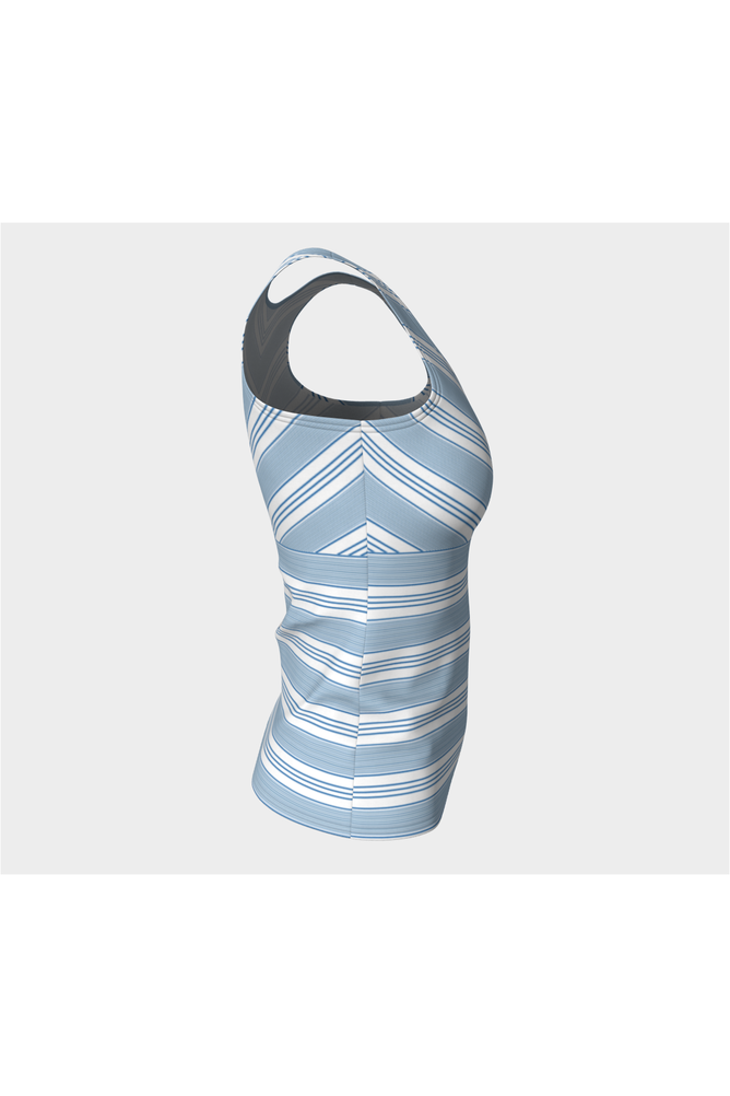 Baby Blue Striped Tank Top - Objet D'Art