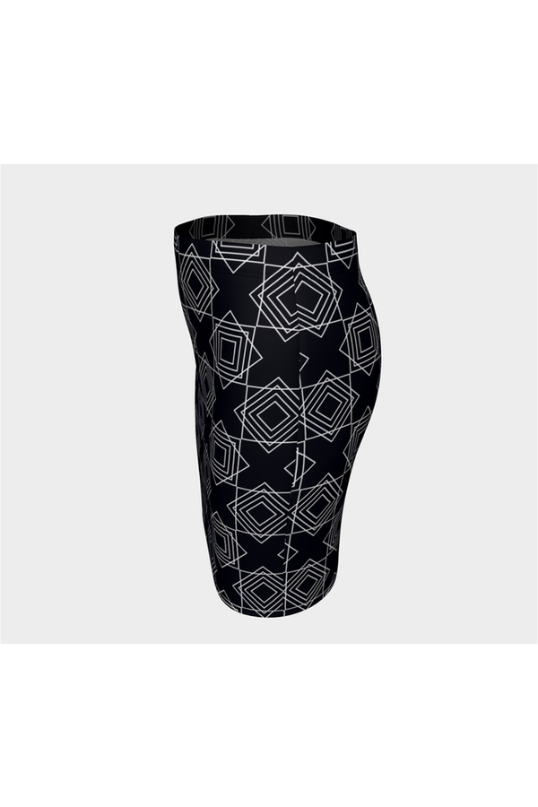 Square Biz Fitted Skirt - Objet D'Art